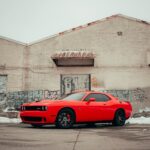 Dodge performance car modified with engine and suspension upgrades